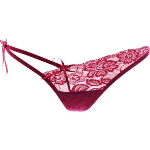 Sexy Ladies Lace G String Underwear Women Sexy Panties Ladies Flower Lace Female Briefs Thongs G-string Lingerie Sexy Underwear