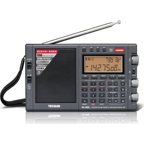 Tecsun PL990 Full-band Card Bluetooth Professional High Agility Radio H-501 Brand New