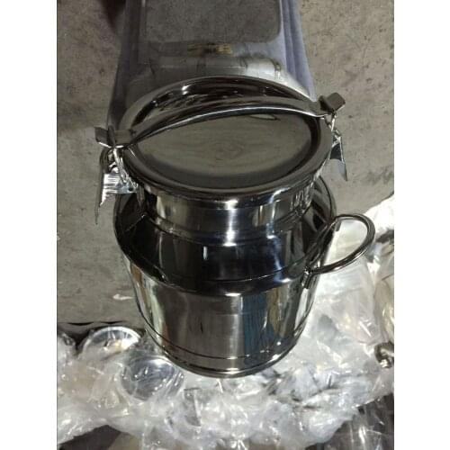304 Stainless Steel 10Liters Milk Bucket 1-1.2mm Thickness