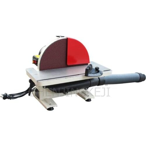 220V Woodworking Machinery Polished Machine Vertical Disc Emery Cloth Equipment Flat Side Burnishing Sand Plate Polishing Tools
