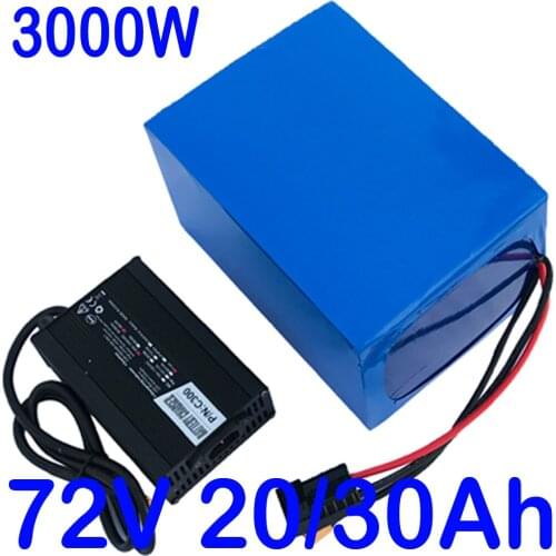 72V electric scooter battery 72V 25AH Lithium Battery pack 72V 25AH Electric bike battery 72V 2000W 3000W Ebike Battery motor
