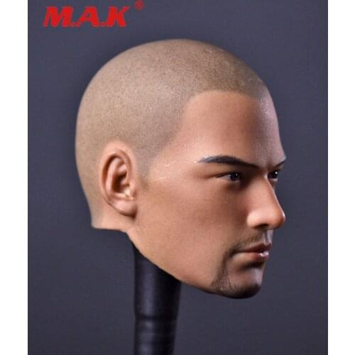 Beard Version 1/6 Scale Male Head Sculpt Tang Monk Asura Saint Bald For 12 Inches Man Body In Stock