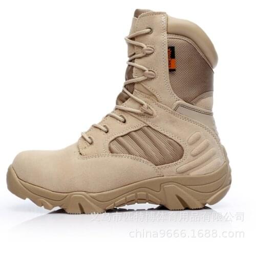 Winter Autumn Men Military Boots Quality Special Force Tactical Desert Combat Ankle Boats Army Work Shoes Leather Snow Boots
