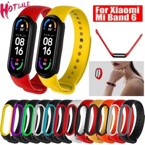 Bracelet For Xiaomi Mi Band 6 Sport Strap Replacement Wristband For MiBand 6 Band6 Wrist Strap For Xiaomi Mi Band 6 Strap