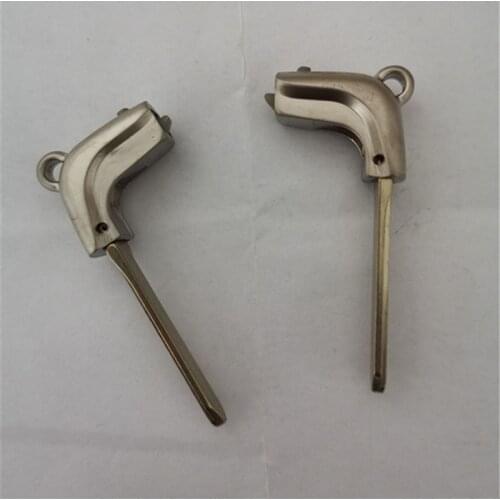 DAKATU Smart Card Insert Replacement Blank Key Blade For BYD F3 F0 L3 G3 S6 E6 M6 S7 Emergency Smart Remote Car Uncut Key Blade