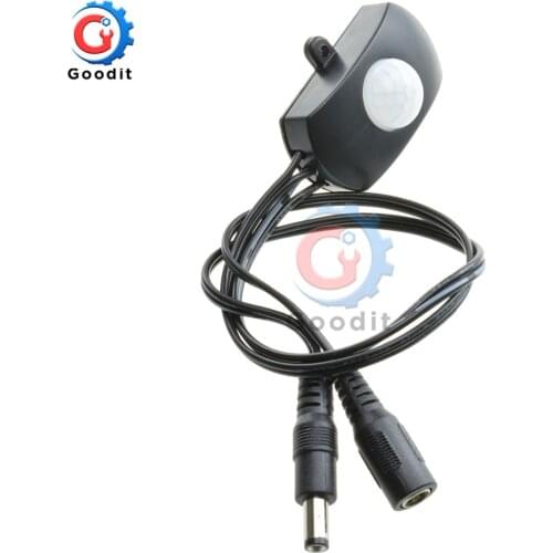 DC 5V 12V 24V 5A PIR Sensor Switch Mini PIR Infrared IR Motion Sensor Detector Switch Module for LED Strip Light