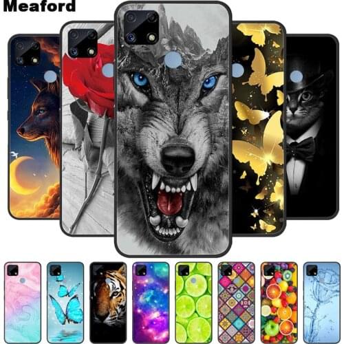 For Realme C25 Case Silicon Cover Phone Case For RealmeC25 Soft Cases bumper coque for Realme C25 c 25 6.5 inch RMX3193 Fundas