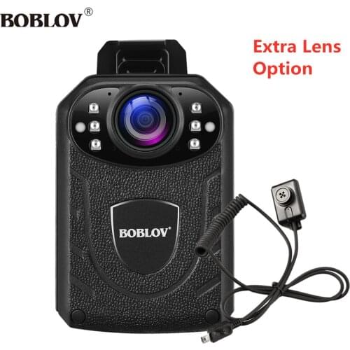 BOBLOV Cameras KJ21Pro 2.4G Remote Control Touch Screen HD1296P KJ21 Updated Police Camera Mini camera with Extra Lens camera