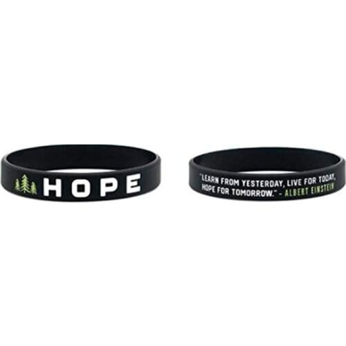 Motivational Silicone Rubber Wristbands Inspirational Bracelet Dream Courage