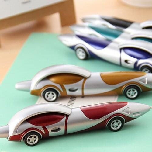 New Cute Kawaii Plastic Car Ballpoint Pen Novelty Ball Pen Creative Items Products Gift Korean Stationery Free shipping
