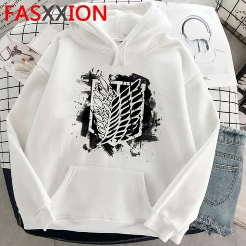 Attack on Titan Shingeki No Kyojin Harajuku Cool Hoodies Men Fashion New Japanese Anime Graphic Sweatshirt Hip Hop Hoody Male