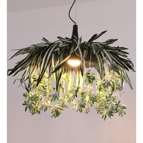 Walnut in plant bracketplant droplight hotpot restaurant bar cafe music restaurant LED the balcony garden droplight