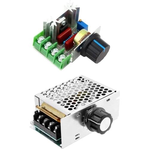 AC 220V 2000W 4000W SCR Voltage Regulators Dimmer Motor Speed Controller Governor Thermostat Electronic Voltage Regulator Module