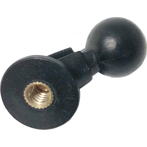 1/4 to 17mm ball adapter mount btacket tripod head phone clamp holder connector for lazy phone tablet clip stand