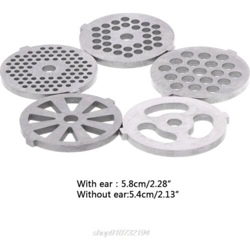 Meat Grinder Plate Net Knife Meat Grinder Parts stainless Steel Meat Hole Plate N06 20 Dropshipping