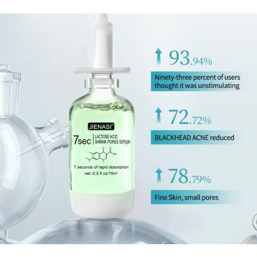 Lactobionic Acid Serum 15ML Renewal Skin Essence and Shrinks Pores Relieve Closed Face Anti Aging Hyaluronic Acid Skin Care