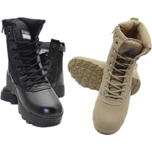 Tactical Boots Military Mens Desert Army Boots Hiking Training Waterproof Shoes Outdoor Combat Climbing Hunting Sport Shoes
