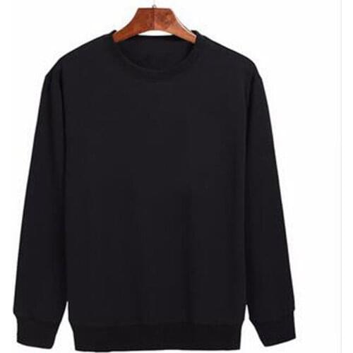 Black/Gray Solid Long Sleeve Hoodie Sweatshirts Men/Women Hip Hop Streetwear Hoodies Sweatshirt Fashion Design Tracksuit Clothes