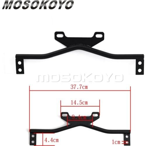 Universal Steel Motorcycles Auxiliary Headlight Holders For Honda Kawasaki Vulcan Spotlight Fog Signal Lights Mount Bracket Bar