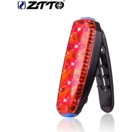 ZTTO Waterproof Outdoor Sports Li Battery Rechargeable Road Bike Bicycle WR03 LED Bicycle Tail Light Running Clip Bag USB