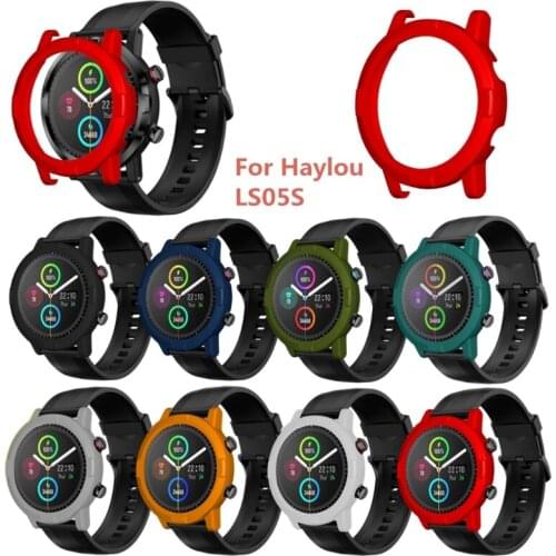 PC Protective Cover For Haylo Solar LS05S Case Protector frame Shell For -Haylou solar LS05S Smart Watch Cases Bumper