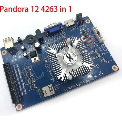 3D Pandora XII 12 4263 In 1 Game Board Home TV HD Fighting Arcade Consloe Machine Motherboard HDMI VGA For LCD