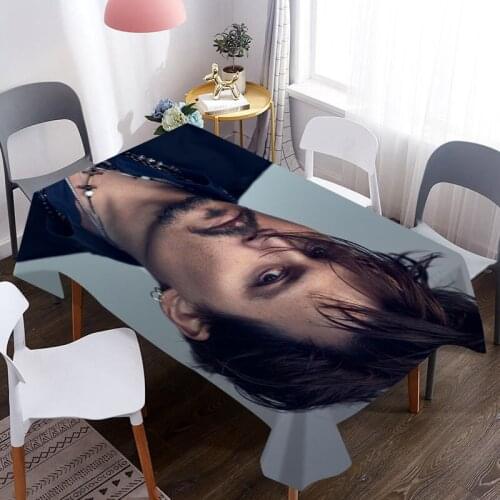 Actor Johnny Depp Tablecloth Party Decoration Picnic Table Rectangular Table Covers Wedding Event Home Dining Tea Table Cloth