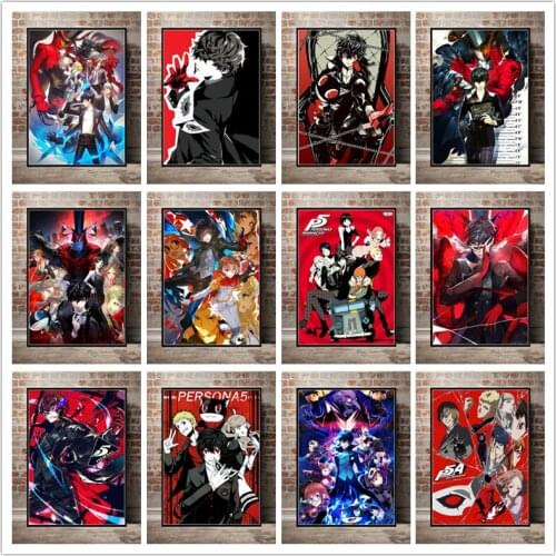 5d Diy Diamond Painting Goddess Persona Full Square Diamond Embroidery Anime Cross Stitch Rhinestone Mosaic Home Decoration
