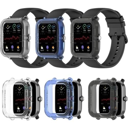 New TPU Case Cover For Huami Amazfit GTS2mini/POP Pro Protective Case For AMAZFIT pop TP Smart Watch Transparent Accessories