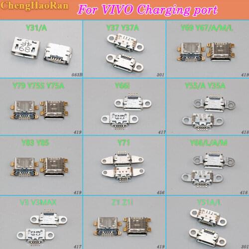 ChengHaoRan Micro USB Jack Female Socket connector charging port for VIVO Y83 Y85 Y69 Y67/A/M/L Y37A Y66i V3 MAX Y31/A Y37A Y71