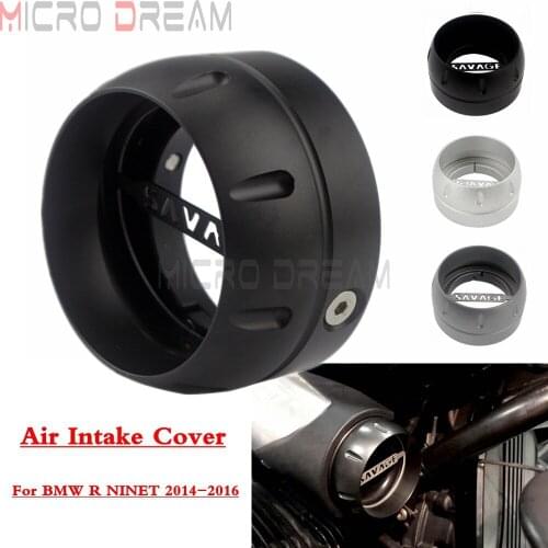 Black Motorcycle Aluminum Engine High Flow Bellmouth Air Intake Cover Bellmouth for BMW R Nine T R 9T 2014-2016