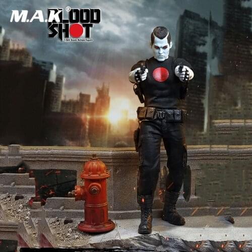 For Collection 1/6 TBLeague PL2018 -119 Collectible Full Set Bloodshot Action Figure with Combined Gun for Fans Gifts