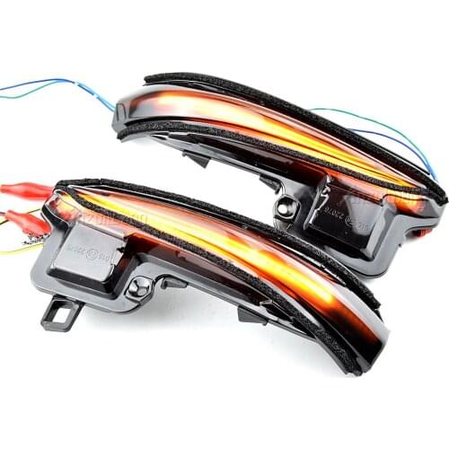 For Toyota Alphard Vellfire Lexus LM RAV4 Highlander Tacoma 2016 - 2020 Rear View Mirror LED Dynamic Turn Signal Light Indicator