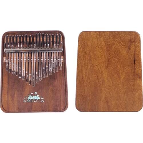 Andrew Black walnut 17 keys Kalimba bag xylophone Musical instrument thumb piano karinba vibraphone calimba marimba harmonium