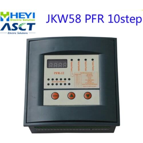 JKW58 Reactive power compensator controller 10step 380v PFR power factor controller automatic check COS