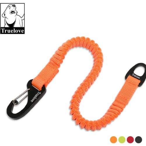 Truelove Short Bungee Dog Leash For Dogs Pet Nylon Leash Retractable Extension In Elastic Bungee Dog Running Walking Training