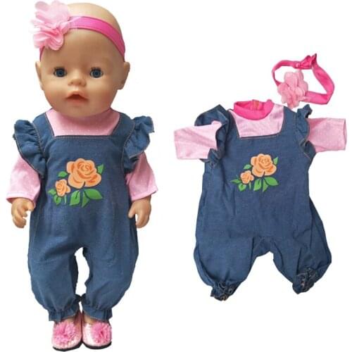 43cm Baby Doll Jacket Clothes for 18" 43cm New Born Baby Doll Oufits Doll Toys Accessory Baby Girl Gifts