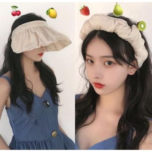 Summer Hat Womens Sun Visor Sun Hat Anti-ultraviolet Elastic Hollow Top Hat Пляжные Шляпки 2021 New Support Wholesale