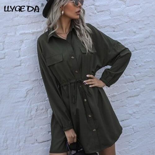 LLYGE Solid Summer Dresses