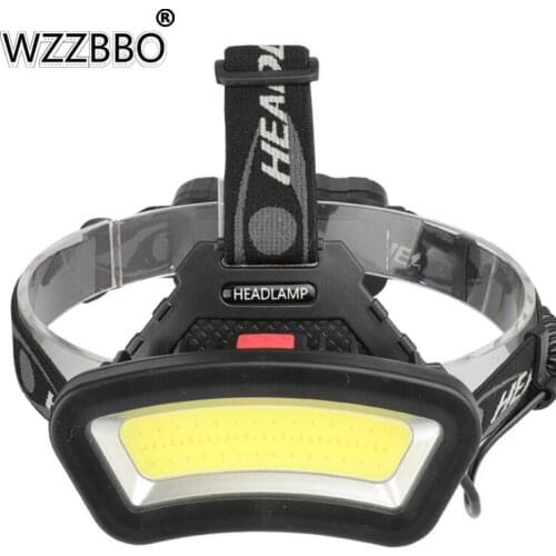 COB Powerful Led Headlamp 8000LM Head lamp USB Rechargeable Headlight Waterproof Fishing Light by 18650 Battery