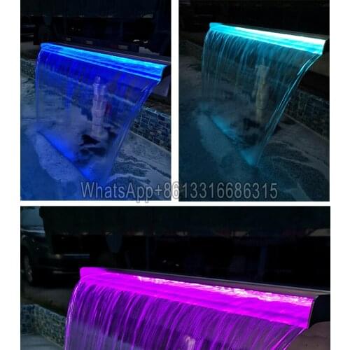 Villa wall fountain,Spillway,garden waterfall fountain,swimming pool waterfall,stainless steel 304 waterfall nozzle