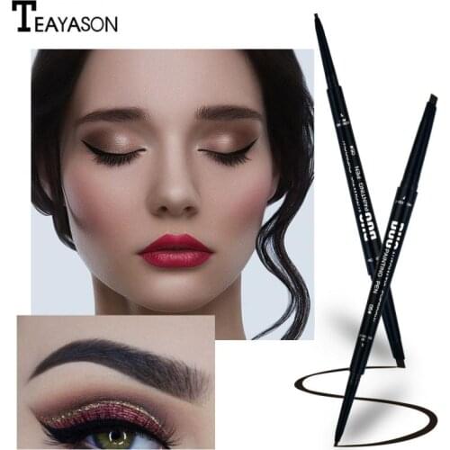 Natural Double-headed Superfine Eyebrow Pencils Lasting Waterproof Wild Eyebrow Eyebrow Pencil Makeup TSLM2