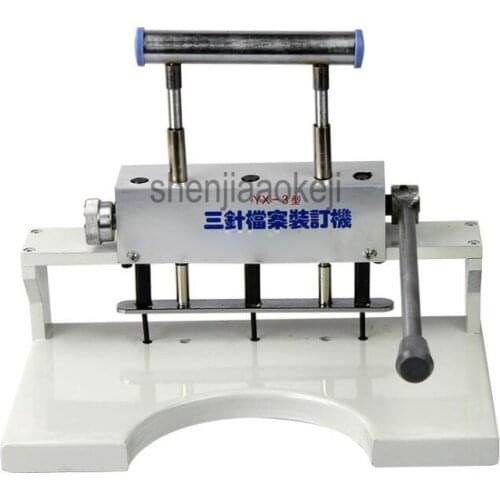 New 3 hole drilling machine Paper Punch machine for document Book binding machine Manual three-hole punching machine 1pc