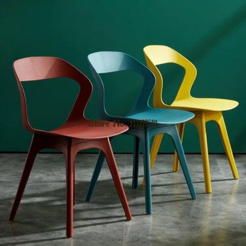 Nordic dining chair home net red restaurant dining table and chair dressing table makeup desk stool leisure plastic chair backre