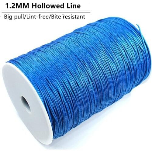 8 strands Braided Core PE Assist Line Strong Hollow Core Assist Line Boat Fishing Binding Jigging Hook assist rope Accessories