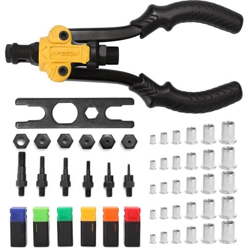 Labor-saving Hand Riveter BT-617 Manual Rivet Machine Riveting Tools with Nut Dies M3-M10