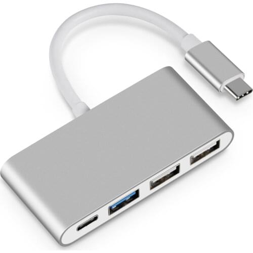 Schitec USB C HUB 3.0 Type C 3.0 4 Port Multi Splitter Adapter OTG For Macbook Pro Portable PC Computer Laptop Accessories