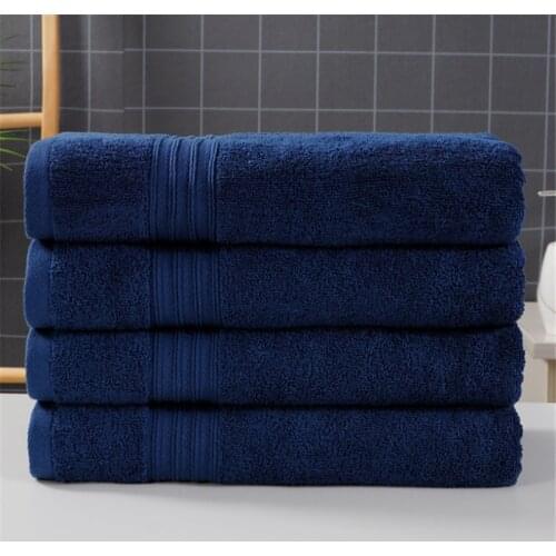 70*140cm High Quality Towels, Bath Towel Wholesale Cotton Blue Face Towel Bathroom Towels Bath Towels Adults