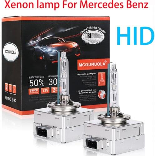 2PCS D1S D2R D2S D3S D4S D4R W205 W212 W222 GL S GLA ML W156 W117 W176 W166 Car Headlights HID Bulb Lamp For Mercedes Benz Xenon