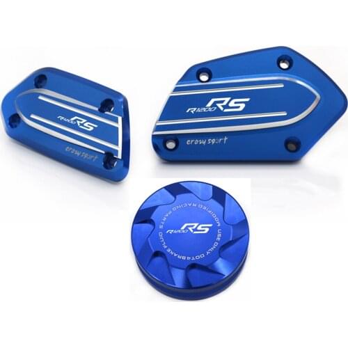 2018 For BMW R1200RS R1200 RS Front Rear Brake Clutch Fluid Reservoir Cover Caps Motorcycle Accessories 2014-2018 2017 2016